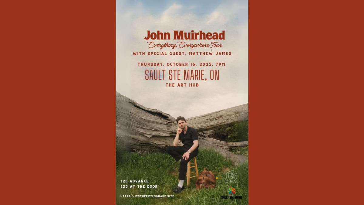 John Muirhead with Matthew James at The Art Hub