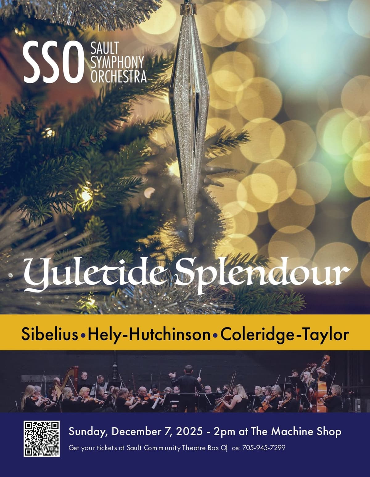 Sault Symphony Orchestra presents Yuletide Splendour - Sault Theatre